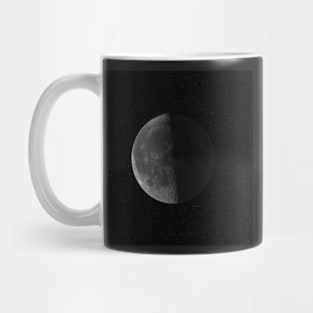 Moon against starry sky Mug